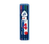 STAEDTLER Triangular Ballpoint Pen Triplus ball Ergonomic Triangular Shape Line Width F 437 FSB4