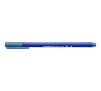 Staedtler Triplus 323-63 Fineliner Triplus Colour, Triangular Shaft in Cardboard Box, Washable, Approx. 1 mm (0.03 inches) Set of 10, Delfts Blue