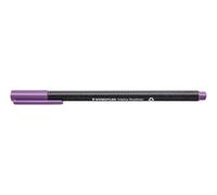 STAEDTLER Triplus 334-68 Fineliner Pen Ergonomic Triangular Shape High Quality Superfine Tip Line Width 0.3 mm Set of 10 Lilac