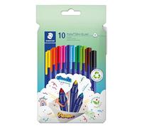Set Of Felt Tip Pens Staedtler Triplus Multicolour 10 Pieces NEW