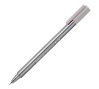 Staedtler Triplus Fineline 334 - Superfine Tip 0.3 mm Silver-Grey