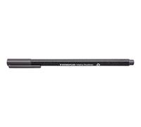 STAEDTLER triplus fineliner 334 - Grey, 10 pieces, 0.3 mm | Triangular barrel, water-based ink - ergonomic - Item No. 334-8