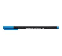 STAEDTLER triplus fineliner 334 - Light Blue, 10 pieces, 0.3 mm | Triangular barrel, water-based ink - ergonomic, assorted colours - Item No. 334-30