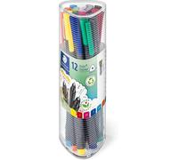 Staedtler Triplus Fineliner 334 PR12 - Set of 12 Colours, 0.3mm Tip