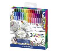 Staedtler Triplus Fineliner - Johanna Basford Set 36 Colours - Adult Colouring