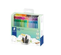 Staedtler Triplus Fineliner 24pk - 12 Fineliner + 12 Fibre-tip Intricate Notes