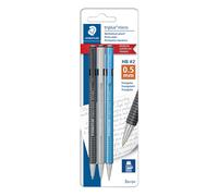 Staedtler triplus micro 0.5mm Lead Retractable Mechanical Pencil with Twist Eraser Writing Drawing Drafting 3-Pack 77425BK3A6