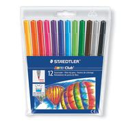 Staedtler Washable Felt Tip Markers for Kids Ideal for Coloring & Drawing 12 Pack 325 WP12