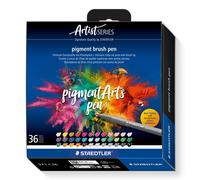 STAEDTLER Water-based Pigment Brush Pens, 36 colors, 1 set, 371 C36
