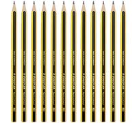 STAEDTLER WOPEX Noris School Pencils - 180N-2B Dipped - Pack of 12-2B Grade