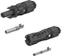 Stäubli MC4 Evo2 Male to Female + Plug 4-6 mm² Type 4 PV-KBT4 EVO 2/6II and 4 PV-KST4 EVO 2/6II 4 mm² - 6 mm² Contact System MULTILAM (50)