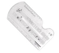Staff Drawing Ruler Song Writer's Composing Template Stencil Composer Number Symbols Notation Manuscript Tool Easy Use Song Writer's Composing Template Stencil
