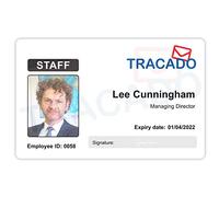 Staff ID Card. Plastic ID Cards and Badges. Professional Identity Cards with Custom Printing, Lanyard and Card Holder Options (1)