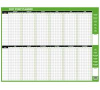 Staff Planner Unmounted 2027 Wall Planner | January to December 2027 Annual Staff Holiday & Leave Planner | Large Office Planning Calendar | Includes Pen & Sticker Sheet