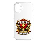 Staffing Agent Recruiting Is My Superpower Funny Recruiter Case for iPhone 16