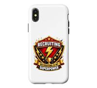 Staffing Agent Recruiting Is My Superpower Funny Recruiter Case for iPhone X/XS