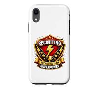 Staffing Agent Recruiting Is My Superpower Funny Recruiter Case for iPhone XR