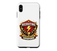 Staffing Agent Recruiting Is My Superpower Funny Recruiter Case for iPhone XS Max