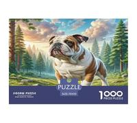 Staffordshire Bull Terrier 1000 Piece Jigsaw Puzzle For Adults Family Challenge Toys Stress Relief Puzzle Exercise The Memory of The Brain for Men, Women, Elders, Seniors 70x50cm/1000pcs
