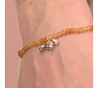 Staffordshire Bull Terrier Crystal Bracelet - Personalised