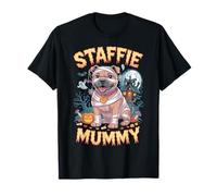 Staffordshire Bull Terrier Halloween Costume Staffie Mummy T-Shirt