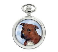 Staffordshire Bull Terrier Pocket Watch