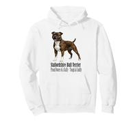 Staffordshire Bull Terrier Proud Owner Staffy Dog Design Pullover Hoodie