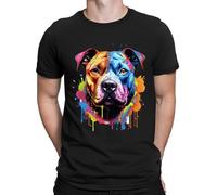 Staffordshire Bull Terrier Staffy Dog Puppy Owner Mens Womens T-Shirts Top #DNE Black L