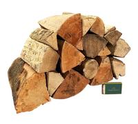 Staffordshire Wood Fuels Kiln-Dried Hardwood Logs 10KG | Hand-Weighed for Accuracy | Burns 3x Hotter Than Seasoned Wood | Ideal for Stoves, Open Fires & Fire Pits & Safety Matches