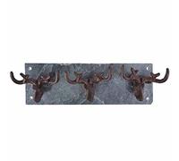 Stag Antler Hooks on Slate