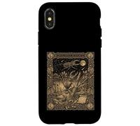 Stag Beetle Constellation Tarot Card Occult Case for iPhone X/XS
