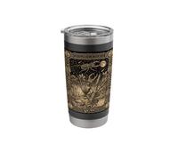 Stag Beetle Constellation Tarot Card Occult Stainless Steel Insulated Tumbler