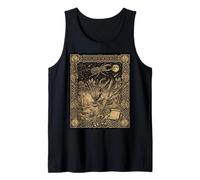 Stag Beetle Constellation Tarot Card Occult Tank Top
