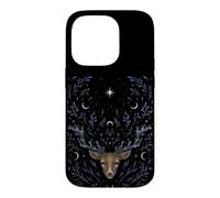 Stag Deer Dream Mystical Whimsigoth Art Episodic Drawing Case for iPhone 14 Pro
