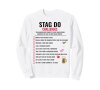 Stag Do Challenge Checklist Stag Do bachelors group party Sweatshirt