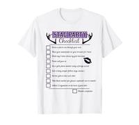 Stag Do Dares Checklist | Bachelor Party & Stag Weekend T-Shirt