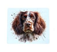 Stag Gallery Liver Springer Spaniel Dog Mouse Mat Pad - Watercolour Splash Effect Print
