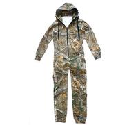 Stag Gents Oak Tree camo Onesie Mens Zip up Cotton Jumpsuit Onezie (6XL)