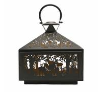 Stag Silhouette Lantern Rectangular
