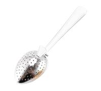 Stage for melted tea, stainless steel tea infuser, stainless steel wax with long sleeve ball spheres - polished holes, widely spread at steep tea intervals for travel d