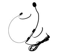 Stage Headset Microphone for Performance, Small Head-mounted Mic | Black Plastic, Sponge and Metal Build, Light Weight, Compact Design for Easy Carrying and Storage