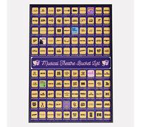 Stage Insider 100 Musical Theatre Shows Scratch Off Poster: Gift for Musical Theatre Fans & Broadway Lovers