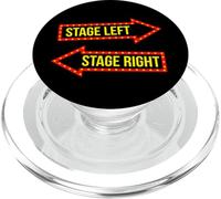 Stage Left Stage Right Funny Drama Theater Actors PopSockets PopGrip for MagSafe