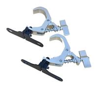 Stage Light Clamp Hook 2 pcs Quick Lock Folding Clamp Moving Head Light Mounting Clamps C Stage Aluminum Hook Truss Mobile Para Luces Dj Tube Holder