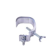 Stage Light Clamp Hook 4 Pcs C Clamp Stage Light Clamps Aluminum Truss Tube Hook Moving Head Wedding Party Laser Smoke Machines(Silver)