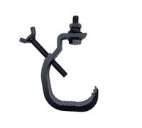 Stage Light Clamp Hook 4 Pcs C Clamp Stage Light Clamps Aluminum Truss Tube Hook Moving Head Wedding Party Laser Smoke Machines(Black)