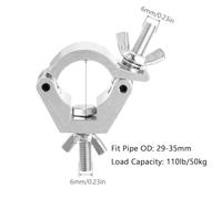 Stage Light Clamps 29-35mm Trellis Light Clamps, Truss Clamp Hooks Trellis Lights Use for Stage Structures, Stage Clamp Hook for Speakers or Lighting Accessories