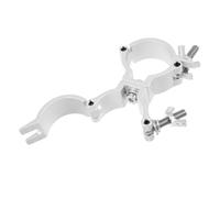 Stage Light Pipe Clamp Aluminum Truss Clamp 48-51mm 360 Degree Rotating | Heavy-duty Metal Construction with Reinforced Jaws, Rustproof Design, Holds 100kg for Concert and Event Lighting Setups