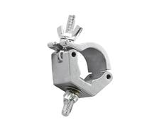 Stage Lighting Clamp - 150g Heavy Duty Aluminum Bracket, Swivel Lattice Clamp For 3-3.5cm Tubes | Stable Accessory For DJ Lights And Events