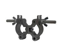 Stage Lighting Clamps for Truss Clamp for Lights, 35-45mm Swivel Double Coupler Clamps for Lighting Truss, Load 100kg Dual Swivel Scaffolding Clamps Hook for Scaffold Truss